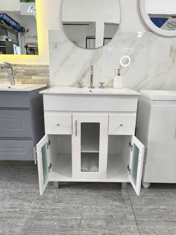 Producto - Vanitory "Tango" de 70cm blanco - 9