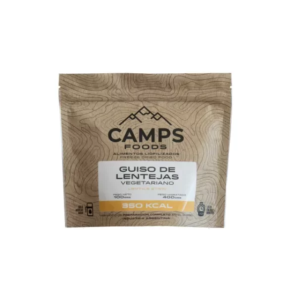 Producto - ALIMENTO GUISO DE LENTEJAS VEGETARIANO CAMPS FOODS