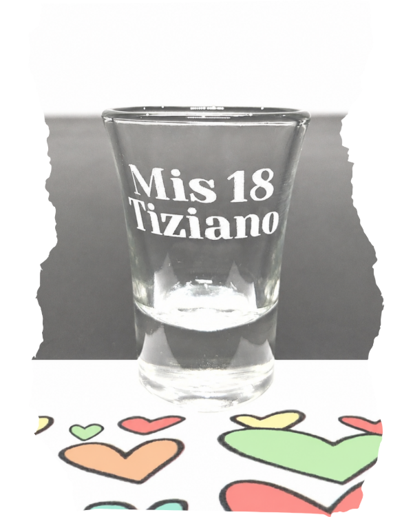 Producto - Vasos shots souvenirs 18 años X100 - 0