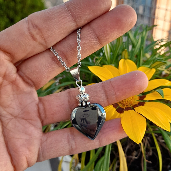 Producto - Collar Corazón de Hematite