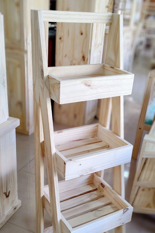 Producto - Biblioteca Escalera Cajón