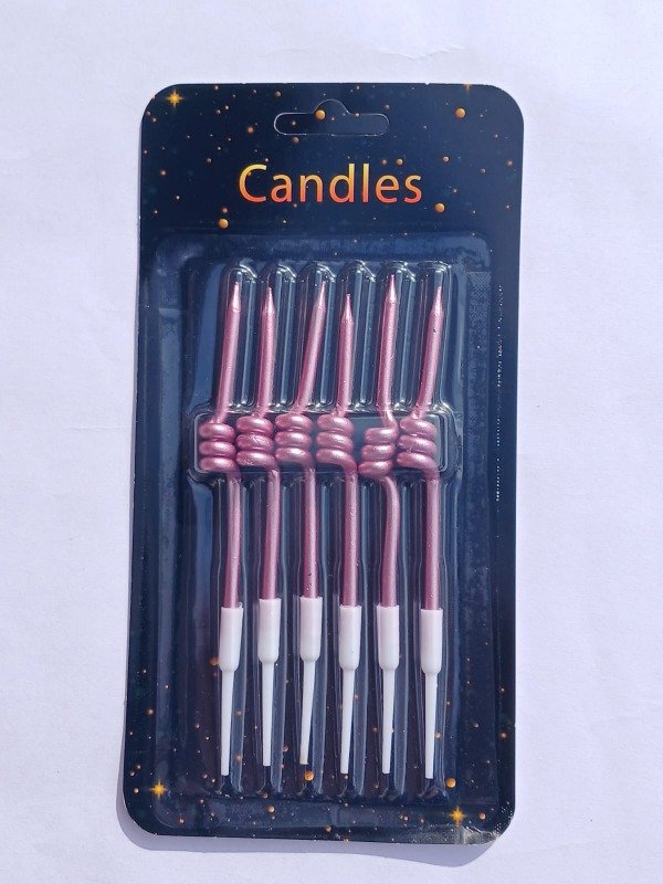Producto - Vela Metalizada Resorte Rosa