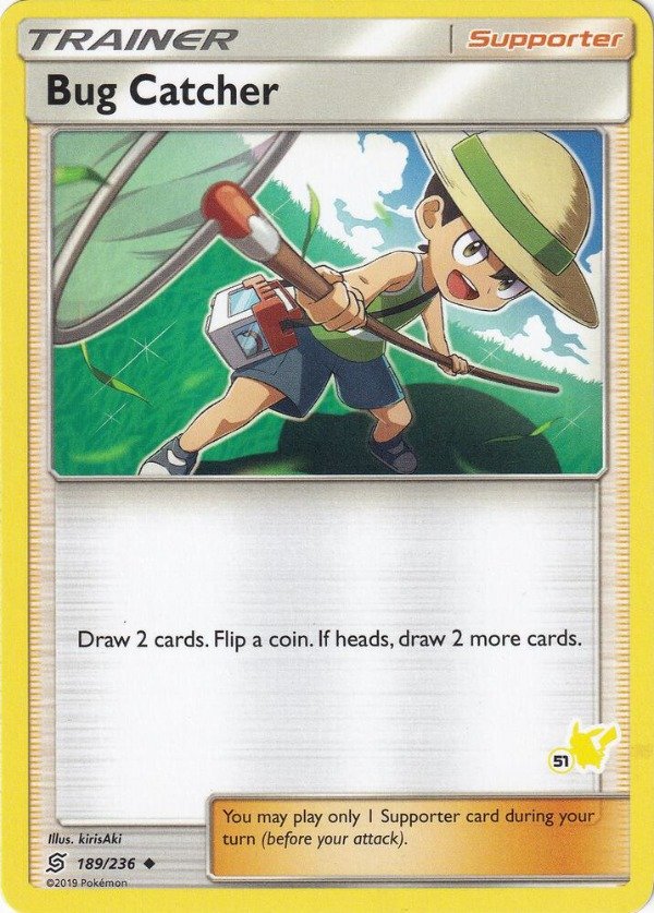 Producto - Bug Catcher - 189/236 - Unified Minds #51 Pikachu Stamped