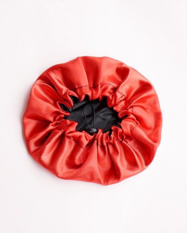 Producto - Gorro de satén Antifrizz - Rojo Fuerte