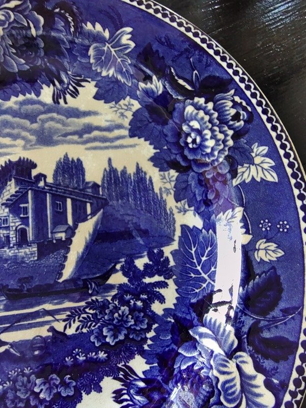 Producto - Plato DECO azul Etruria Wedgwood - 1