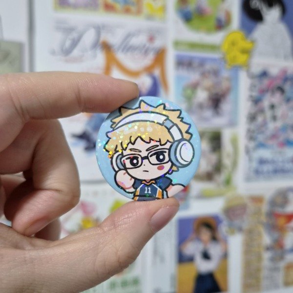 Producto - Pin holográfico Tsukishima