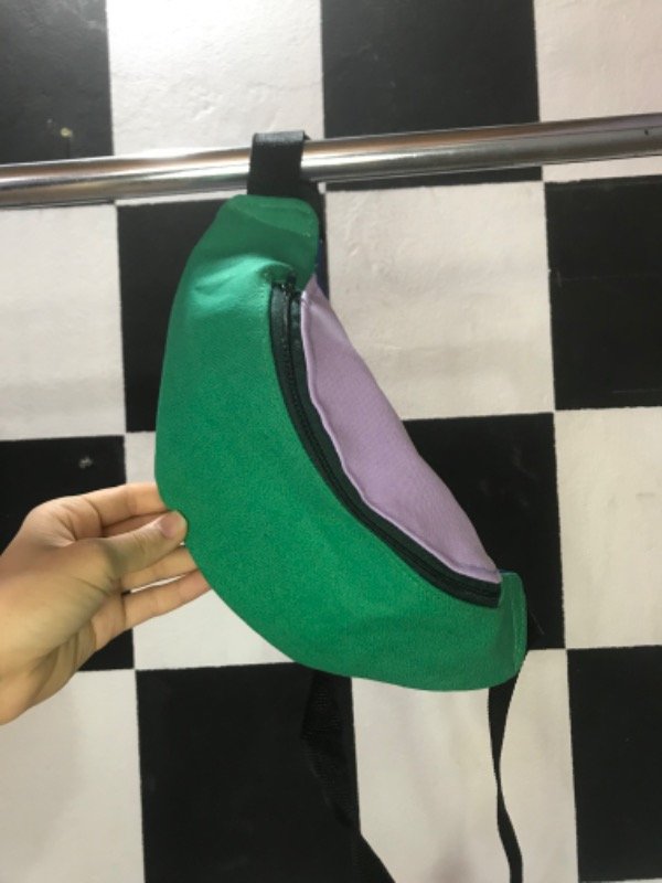 Producto - Riñonera lila, verde y azul
