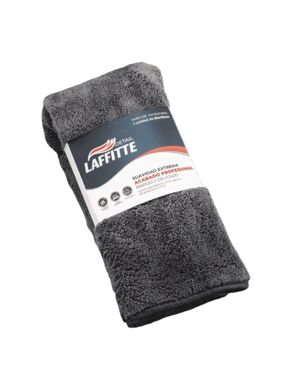 Producto - PAÑO DE MICROFIBRA CORAL GRIS 50X70CM