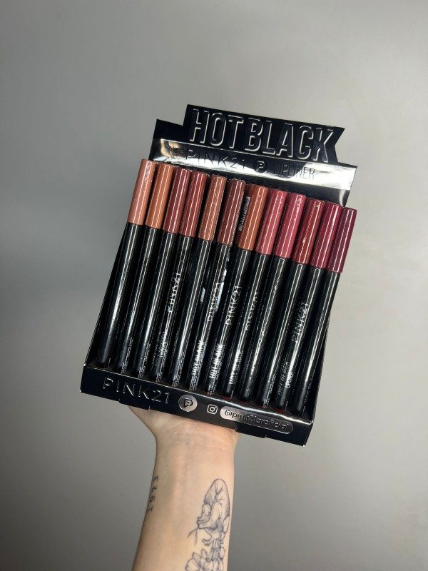 Producto - Delineador de labios HOT BLACK - PINK 21