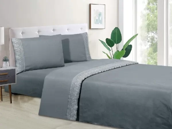 Producto - SABANAS 1000 HILOS KING SIZE BORDADA BRODERIE COTTON TOUCH - 2