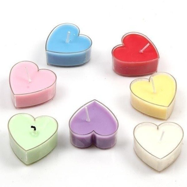 Producto - Base acrilica para vela de té CORAZON