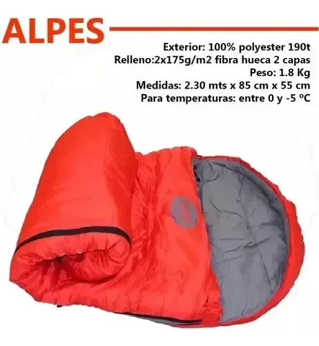 Producto - Bolsa de dormir Bamboo Alpes
