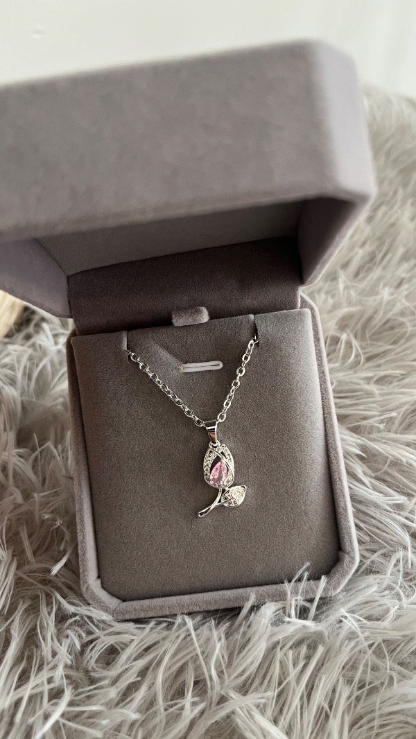Producto - Collar tulipán rosa ab - 0