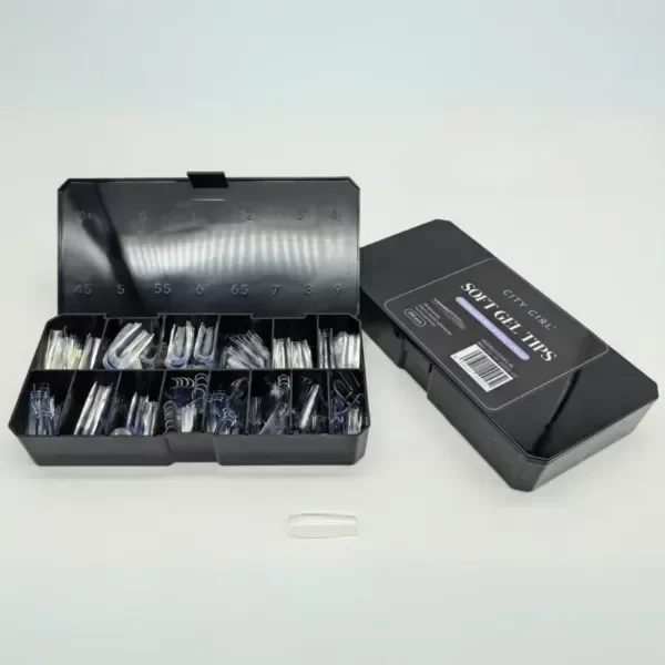 Producto - TIPS SOFT GEL CUADRADAS NATURALES CITY GIRL