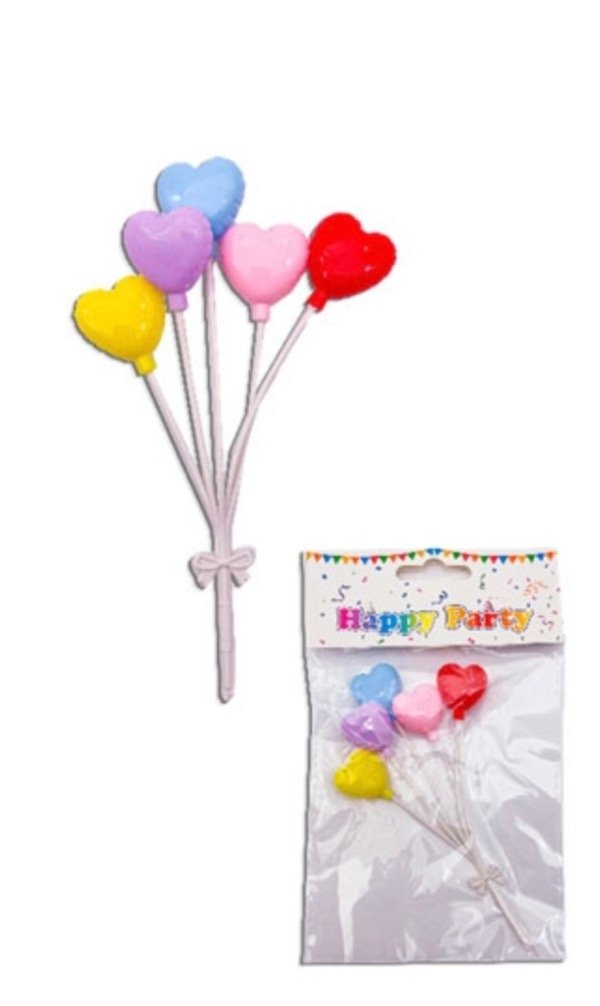 Producto - TP CORAZONES GLOBOS MULTICOLOR