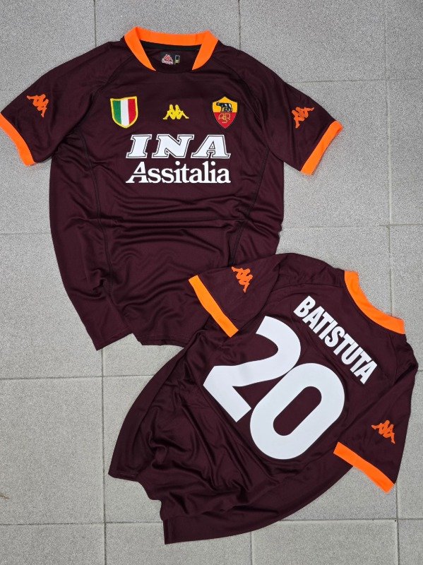 Producto - Camiseta AS Roma Retro Batistuta Temporada 2000/2001