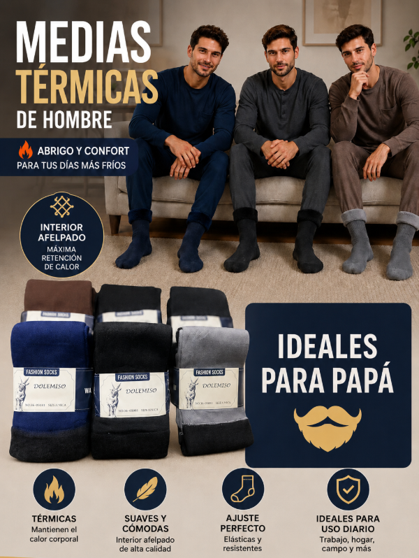 Producto - MEDIAS TÉRMICAS DE HOMBRE