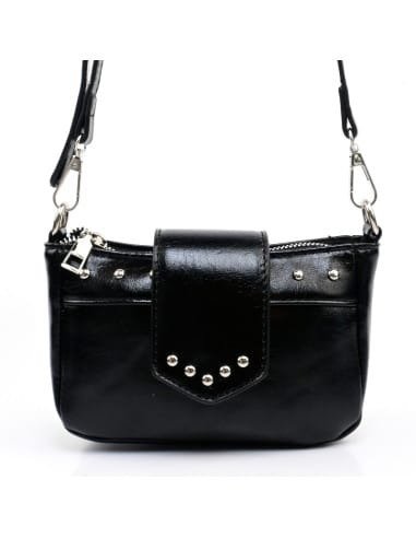 Producto - Minibag Mabel negra con correa - 0