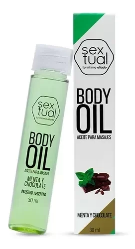 Producto - Body Oíl Sextual menta y chocolate