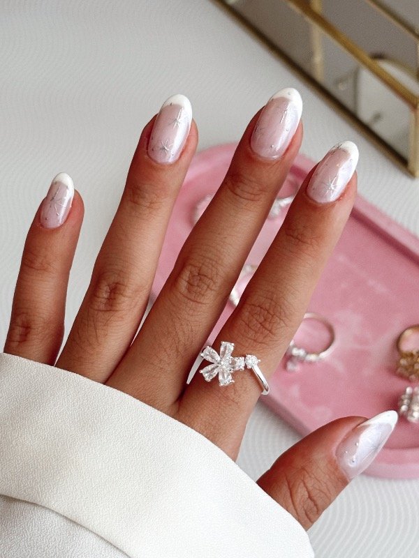 Producto - Anillo GIRATORIO Flor cristal AB