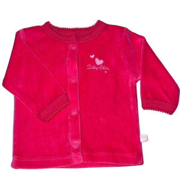 Producto - Campera fucsia corazones