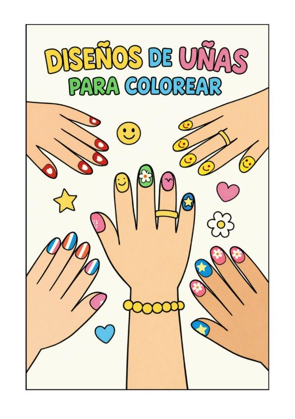 Producto - Diseños de Uñas - Libro para Colorear