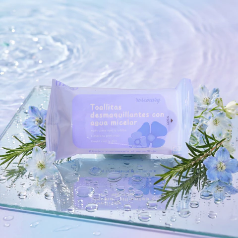 Producto - Toallitas desmaquillantes mely pequeñas Rosemary