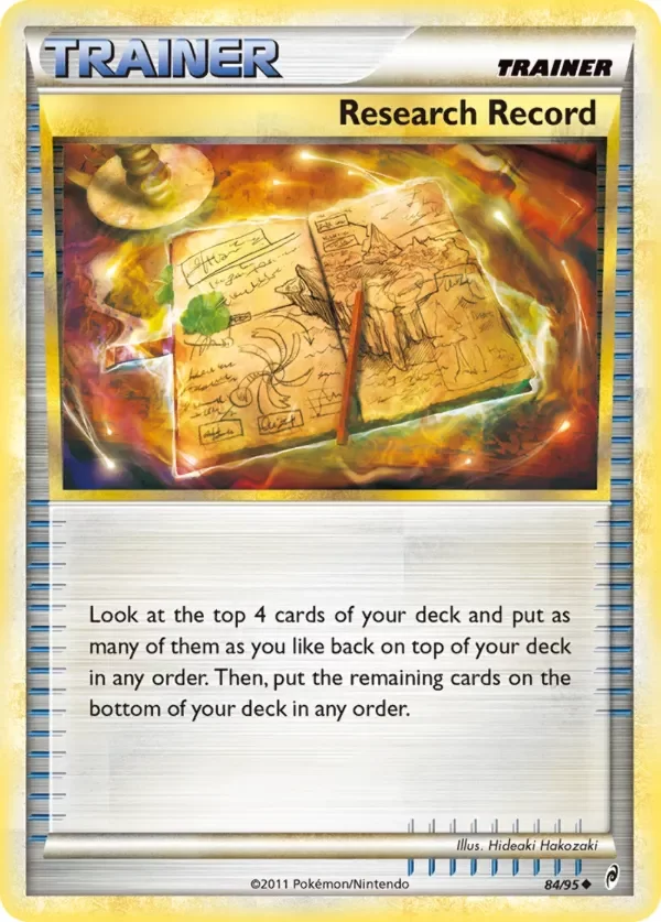 Producto - Research Record (84/95) [HeartGold and SoulSilver: Call of Legends]
