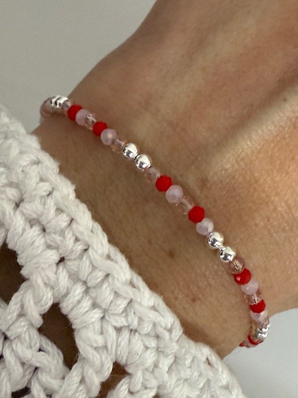 Producto - PB1089 Pulsera piedritas y bolitas