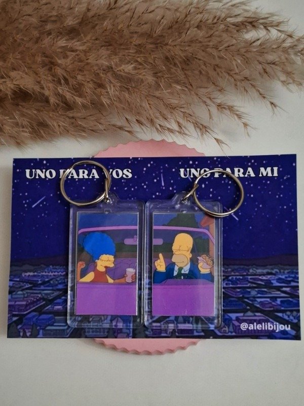 Producto - Llaveros Marge y Homero
