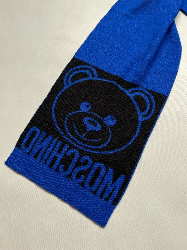 Producto - Moschino Toy Bear Knitted Wool Blend Scarf - 4