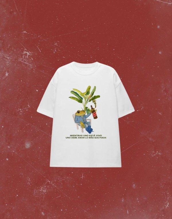 Producto - REMERA OVERSIZE - MIENTRAS UNO ESTE VIVO