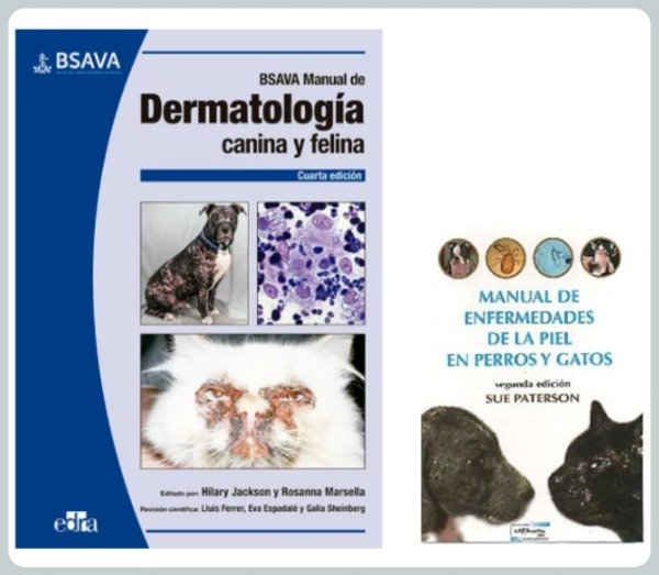 Producto - BSAVA Manual de Dermatología + Manual Enfermedades Piel en Perros y Gatos