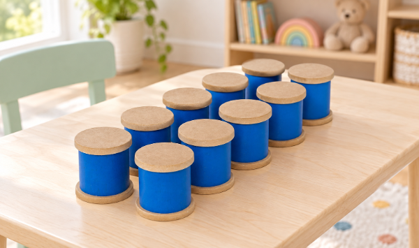 Producto - Juego De Memoria Sonoro de madera. 10 Piezas. - 0