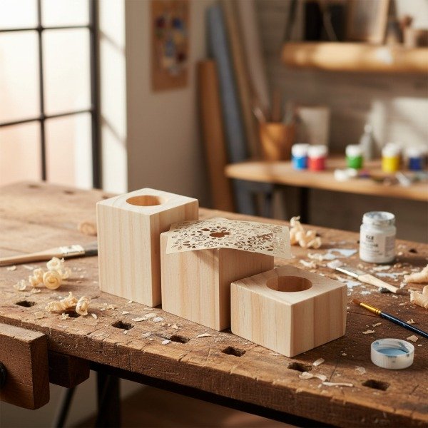 Producto - Set Portavelas x 3   7x5   7x7   7x8.5