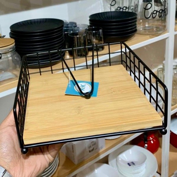 Producto - Servilletero Plano Con Ajuste Hierro 5483