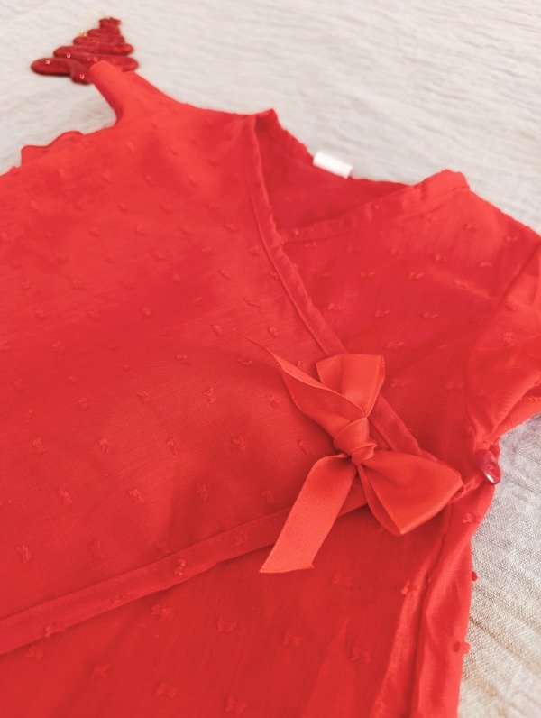 Producto - TALLE 2 - Vestido cruzado con moño