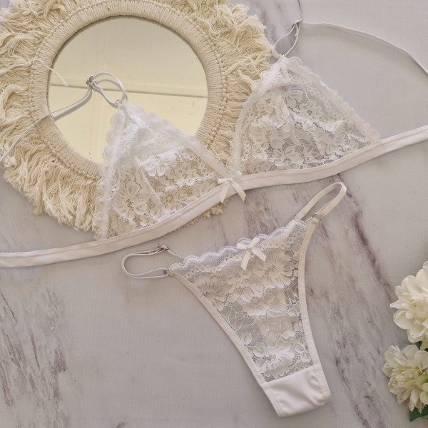 Producto - Conjunto Puntilla con less regu - talle 90