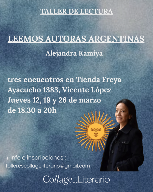 Producto - Taller de lectura de Alejandra Kamiya MARZO