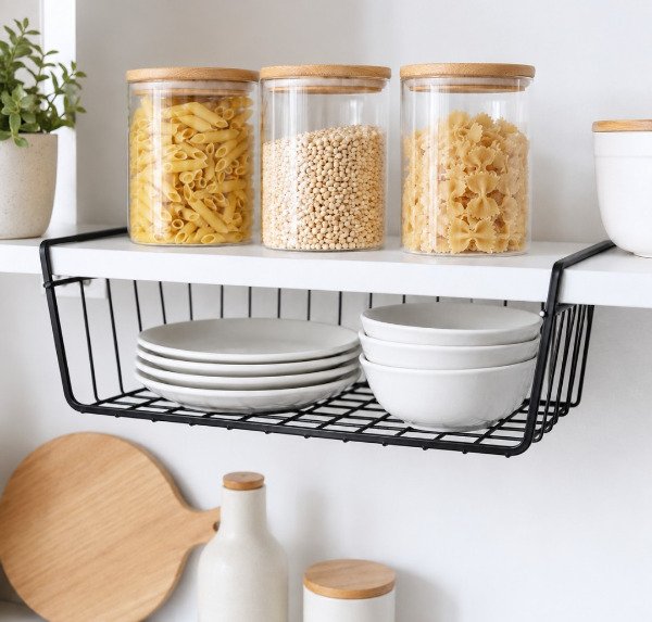 Producto - CANASTO PARA ESTANTE NEGRO - 0