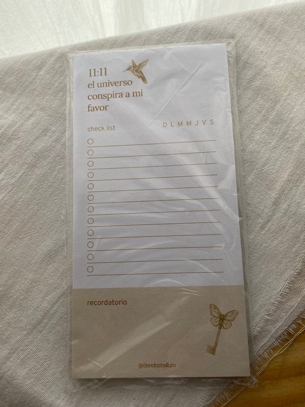 Producto - Checklist 11:11