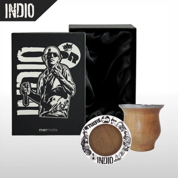 Producto - BOX MATE CON BOMBILLA Y CAJA DE PRESENTACIÓN EXCLUSIVO INDIO SOLARI - 2