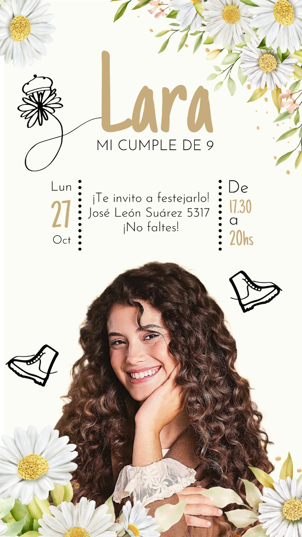 Producto - Imagen Invitación Digital Margarita