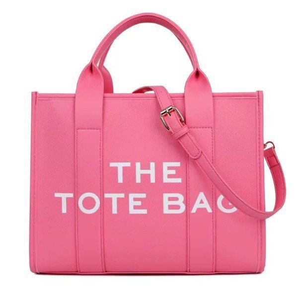Producto - TOTE BAG ECO CUERO - FUCSIA 01