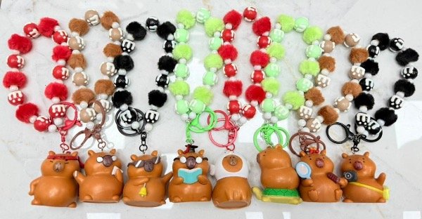 Producto - Llaveros Capybara adorno (WA-0021)