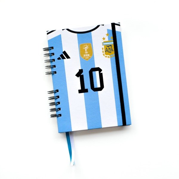 Producto - EN STOCK Cuaderno LISO - Pocket A6 - Camiseta Messi Selección
