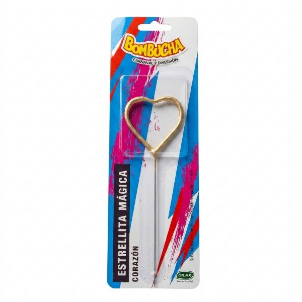 Producto - Vela corazon dorada