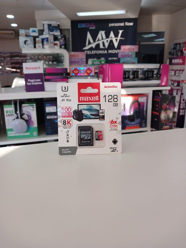 Producto - Memoria Maxell Micro SD HC I 128GB 348156