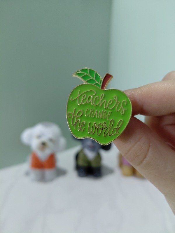Producto - Pin metalizado - Teachers change the world #3121