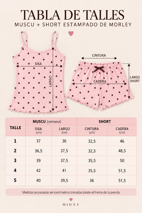 Producto - Pijama cerezas rosa 2 morley [MUSCU+SHORT] - 1